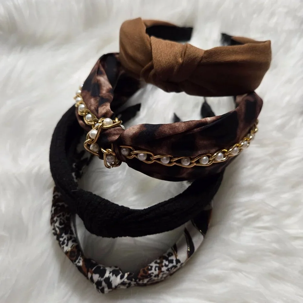 Set of 4 Knotted Headbands